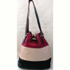 Dimensional Coloured Leather Bag