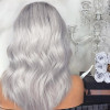 Black and Grey Mixed Women's Wig