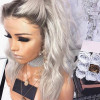 Black and Grey Mixed Women's Wig